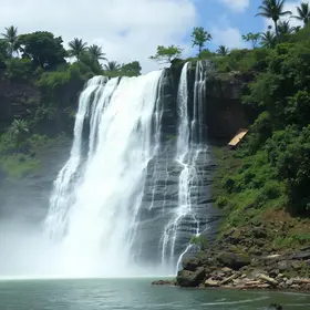 Água de Cachoeira muda de cor no AM: fiscalização apura possível dano ambiental na cachoeira Natal em Presidente Figueiredo