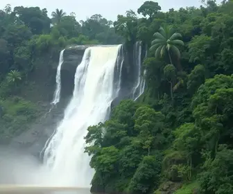 Diferença entre cachoeiras na Amazônia na cheia e na seca