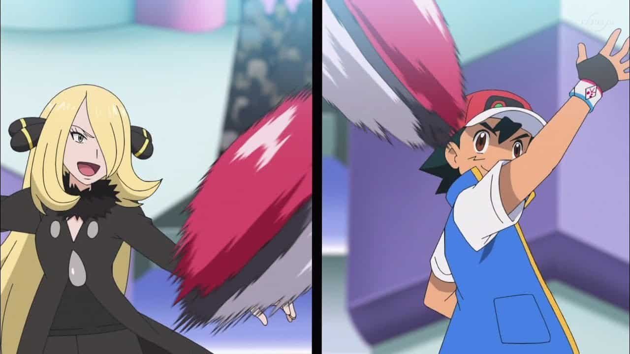 Ash vs Cynthia: A Nova Melhor Batalha do Anime? - Pokémothim